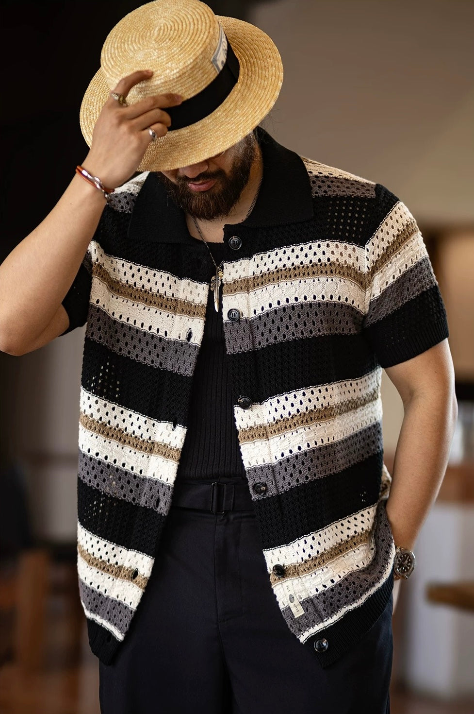 Quiet Luxury, Reworked in Open Knit