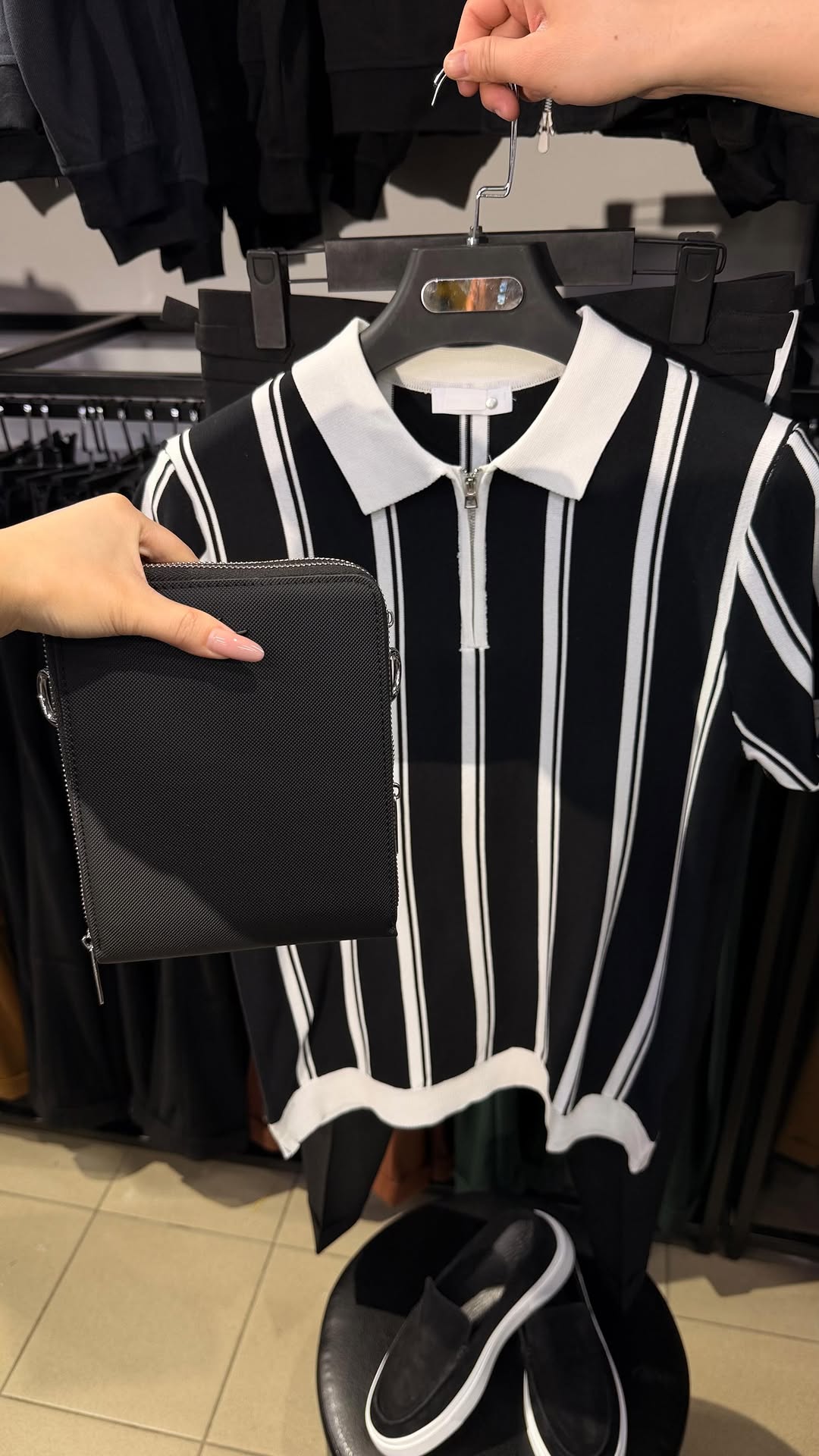 Popo Vision Ice Silk Knit Polo – Breathable Stretch, Summer Comfort