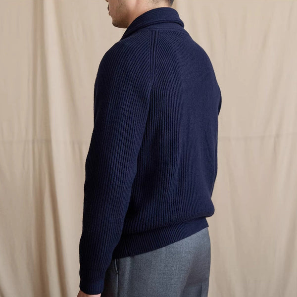 Harrow Ribbed Shawl Cardigan