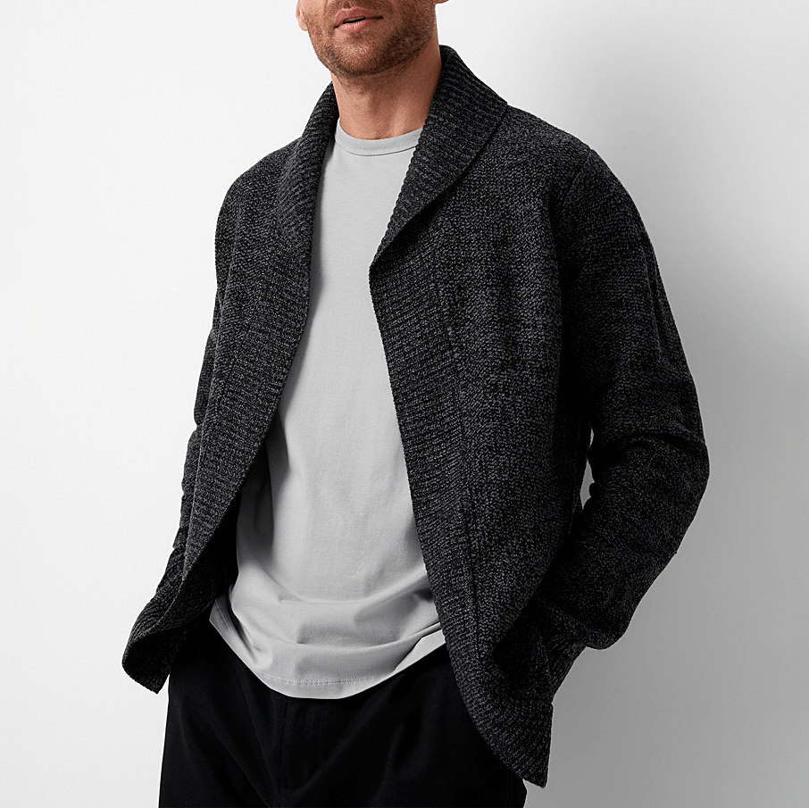 Premium Knit Shawl Cardigan